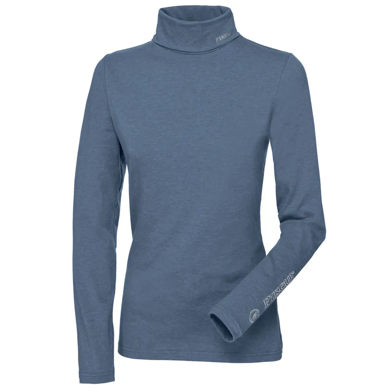 Pikeur Sina Ladies Polo Neck Top - Blue 